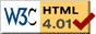 W3C HTML 4.01
